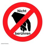 Nicht berühren - Ihr-Fuchs, Messe- und Präsentationssysteme